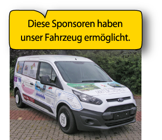 Diese Sponsoren haben unser Fahrzeug ermöglicht.