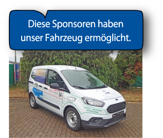 Sponsoren unseres Fahrzeugs